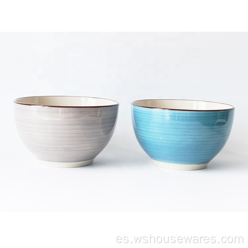 Tazones de ensaladas de fideos Ceramic Ceramic Diferentes tamaños